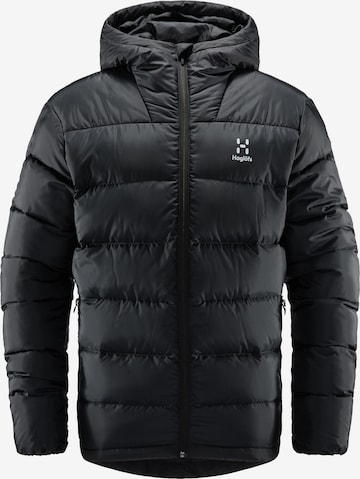 Haglöfs Outdoor jacket 'Bield Down' in Black: front