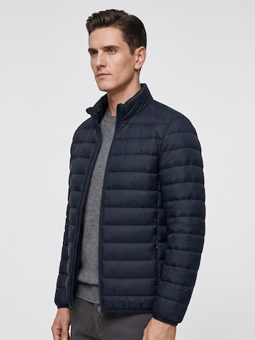 ALLTHEMEN Winterjas 'Stichwerk' in Blauw