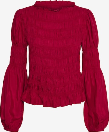 Cream Bluse 'Henva ' i rød: forside