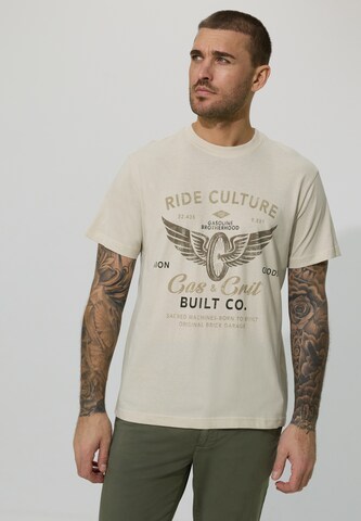 Street One MEN Shirt in Beige: front