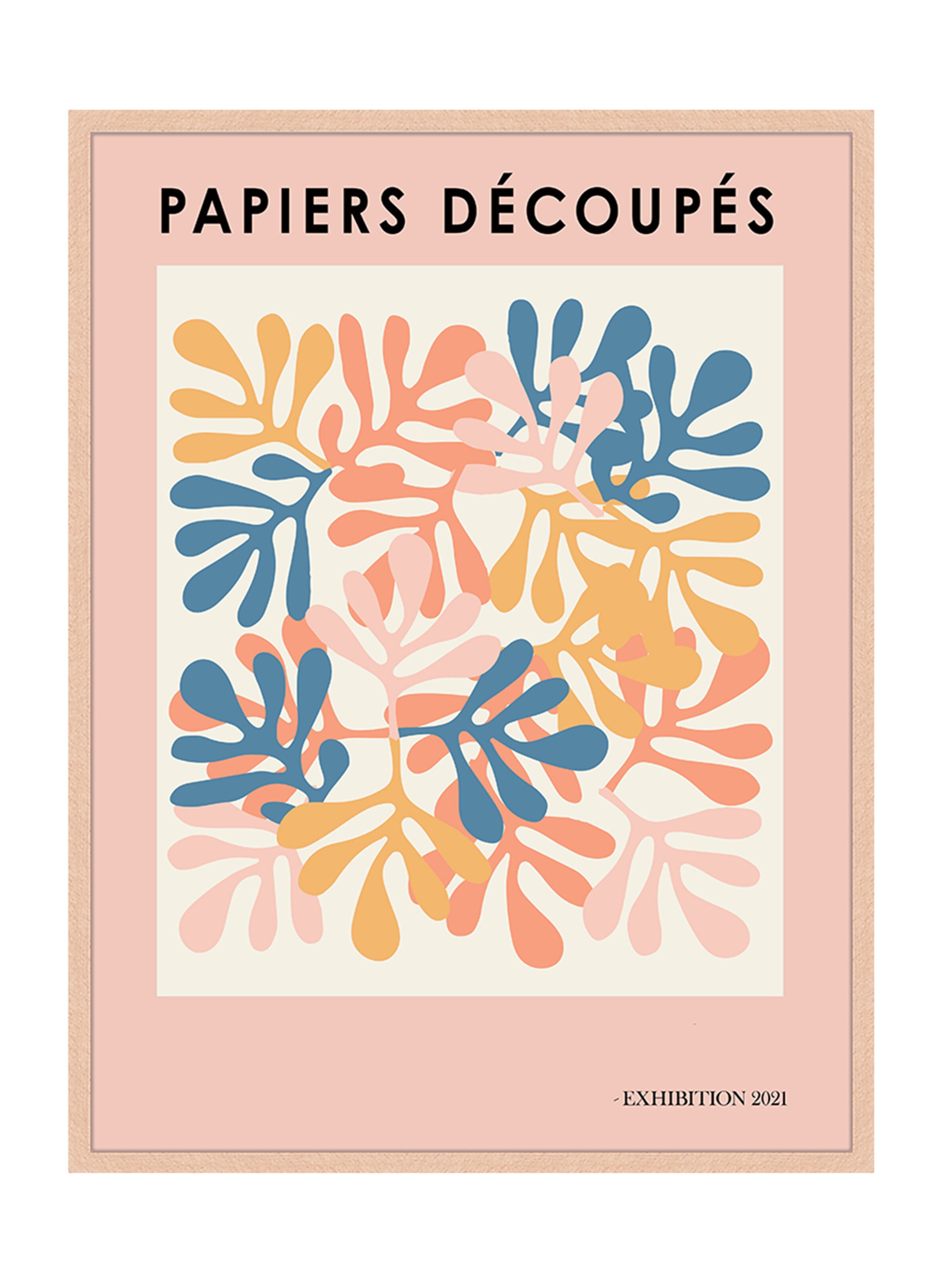 Liv Corday Image 'Papiers Poster' in Brown: front