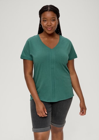 TRIANGLE Shirt in Groen: voorkant