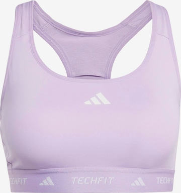 lillā ADIDAS PERFORMANCE Bezvīļu Sporta krūšturis: no priekšpuses