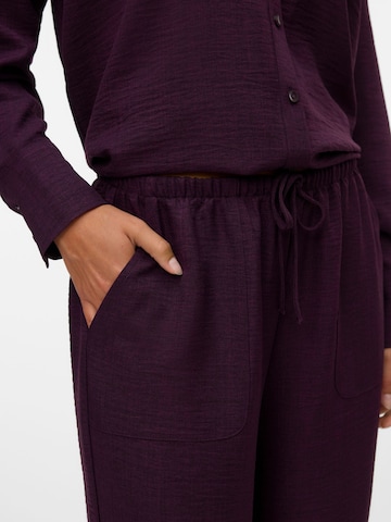 VERO MODA Wide leg Broek 'VMMelaney' in Lila