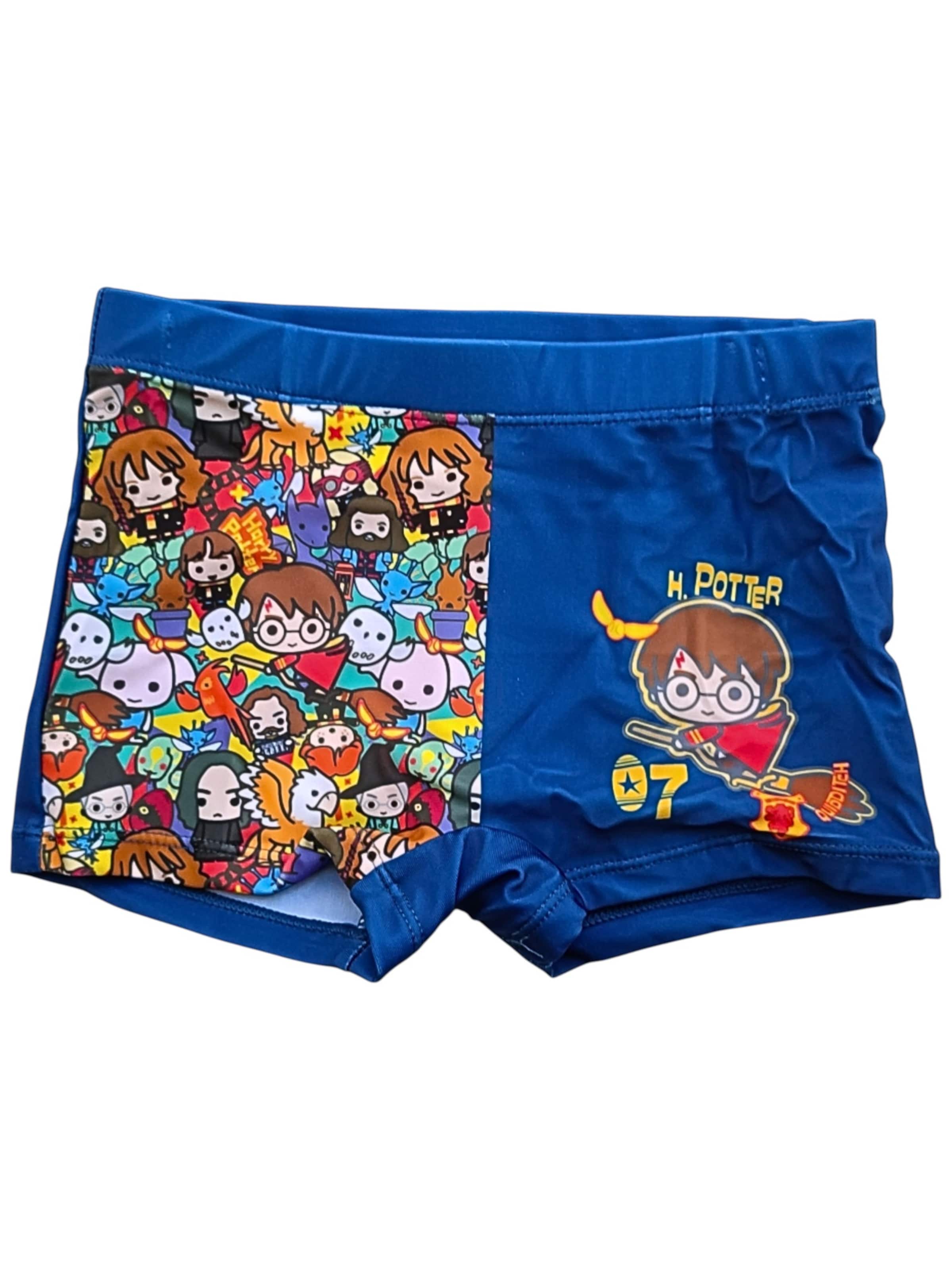 Harry Potter Board Shorts 'Harry Potter Badehose' in Blue: front