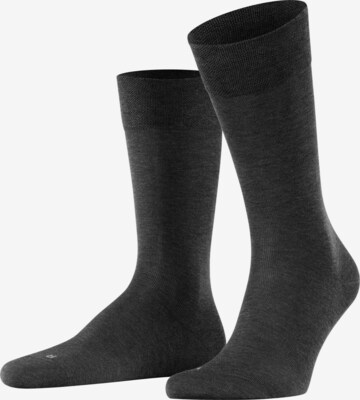 FALKE Socken 'Sensitive Malaga' in Grau: Vorderseite