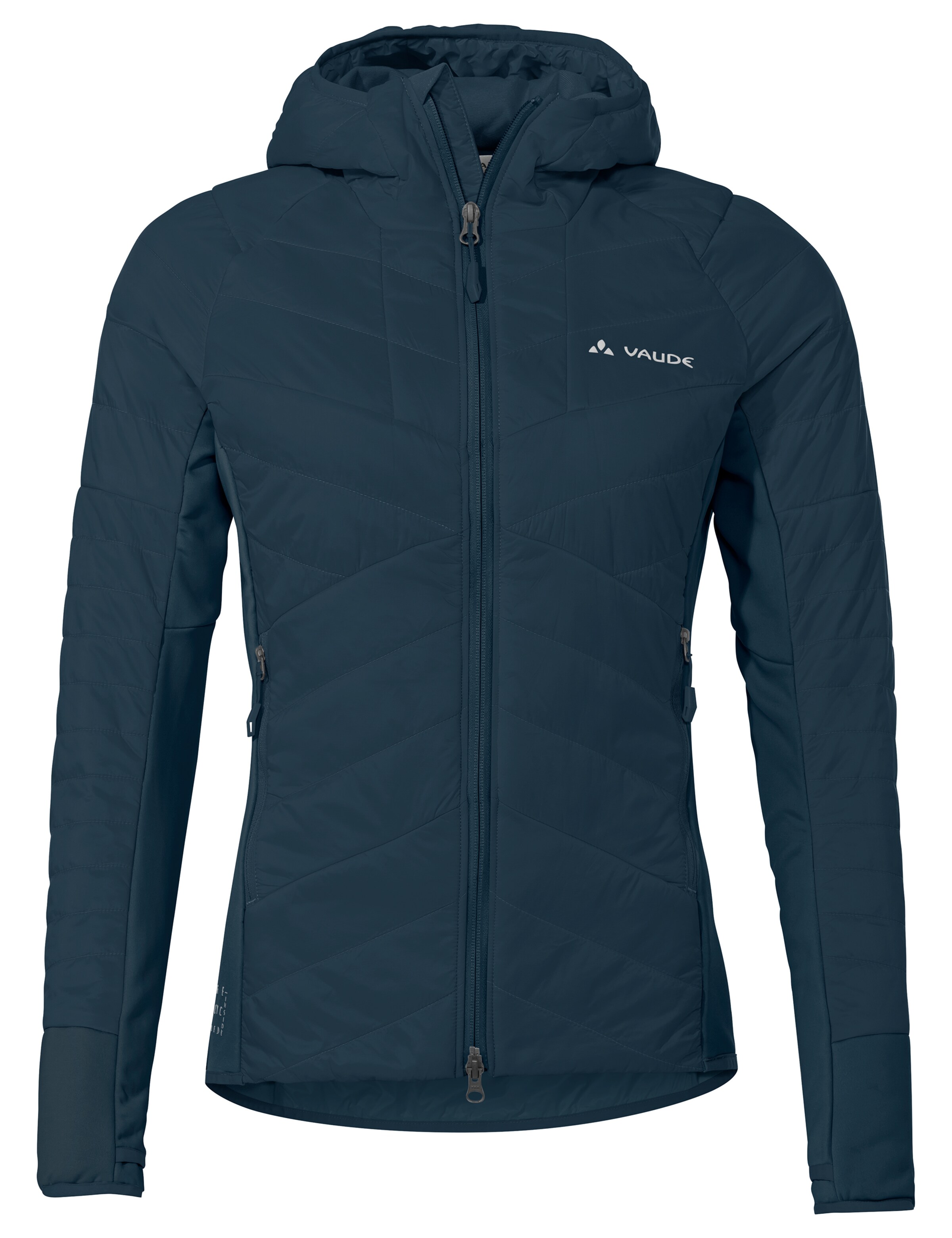 VAUDE Outdoorjas ' Sesvenna IV ' in Blauw: voorkant