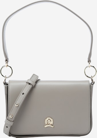 TOMMY HILFIGER - Bolso de hombro en gris: frente