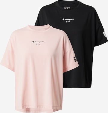 Champion Authentic Athletic Apparel Funkční tričko – pink: přední strana