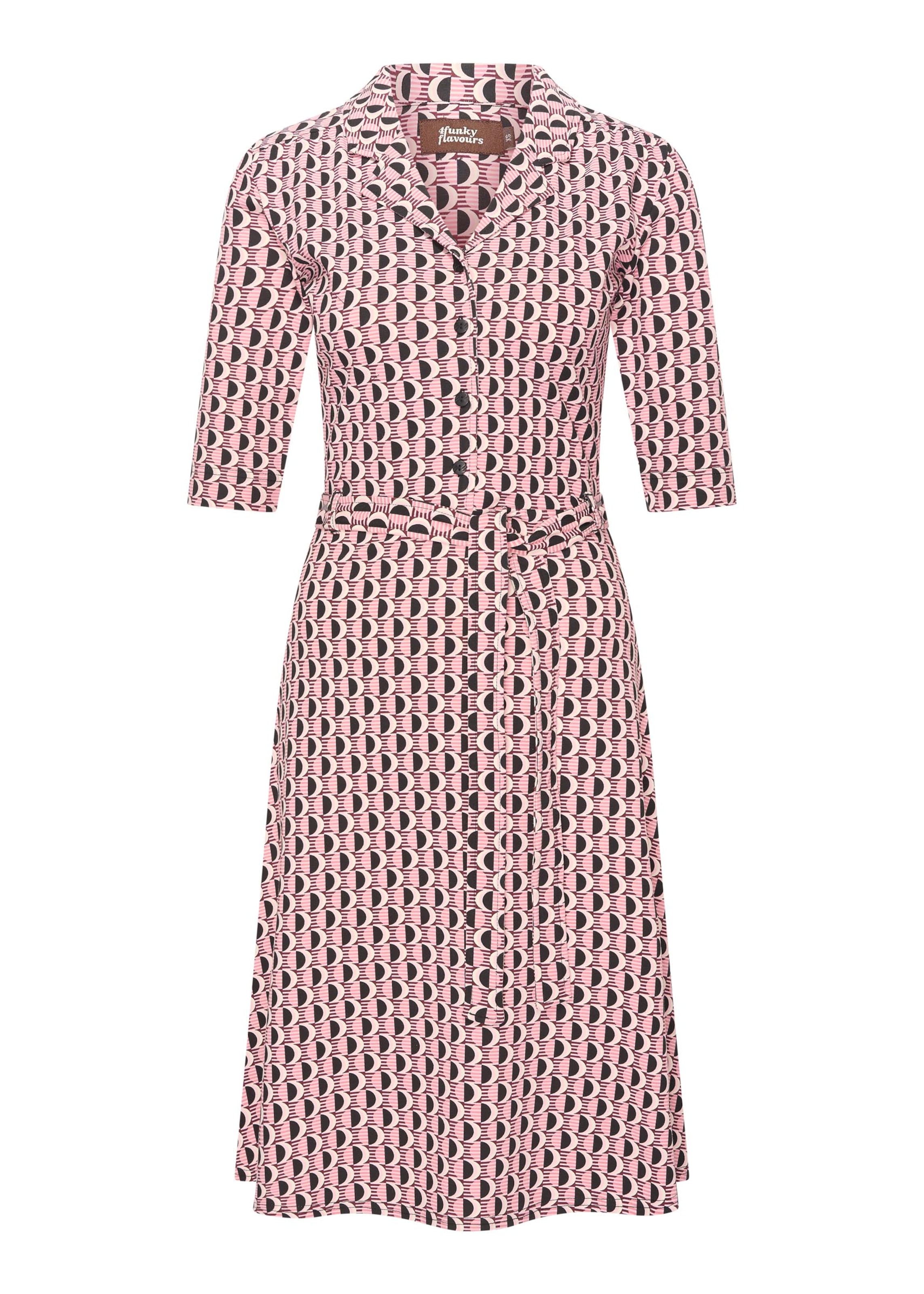 4funkyflavours Blousejurk 'Time For Love' in Gemengde kleuren: voorkant