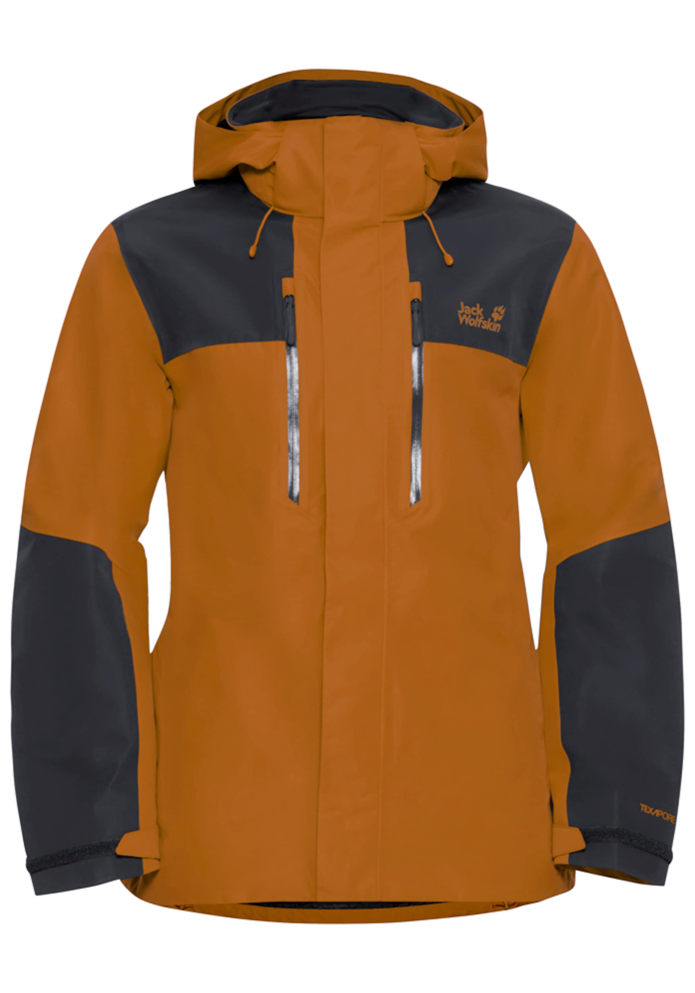 JACK WOLFSKIN Outdoor jacket in Brown: front