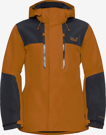 JACK WOLFSKIN Outdoorjacke in Braun: Vorderseite