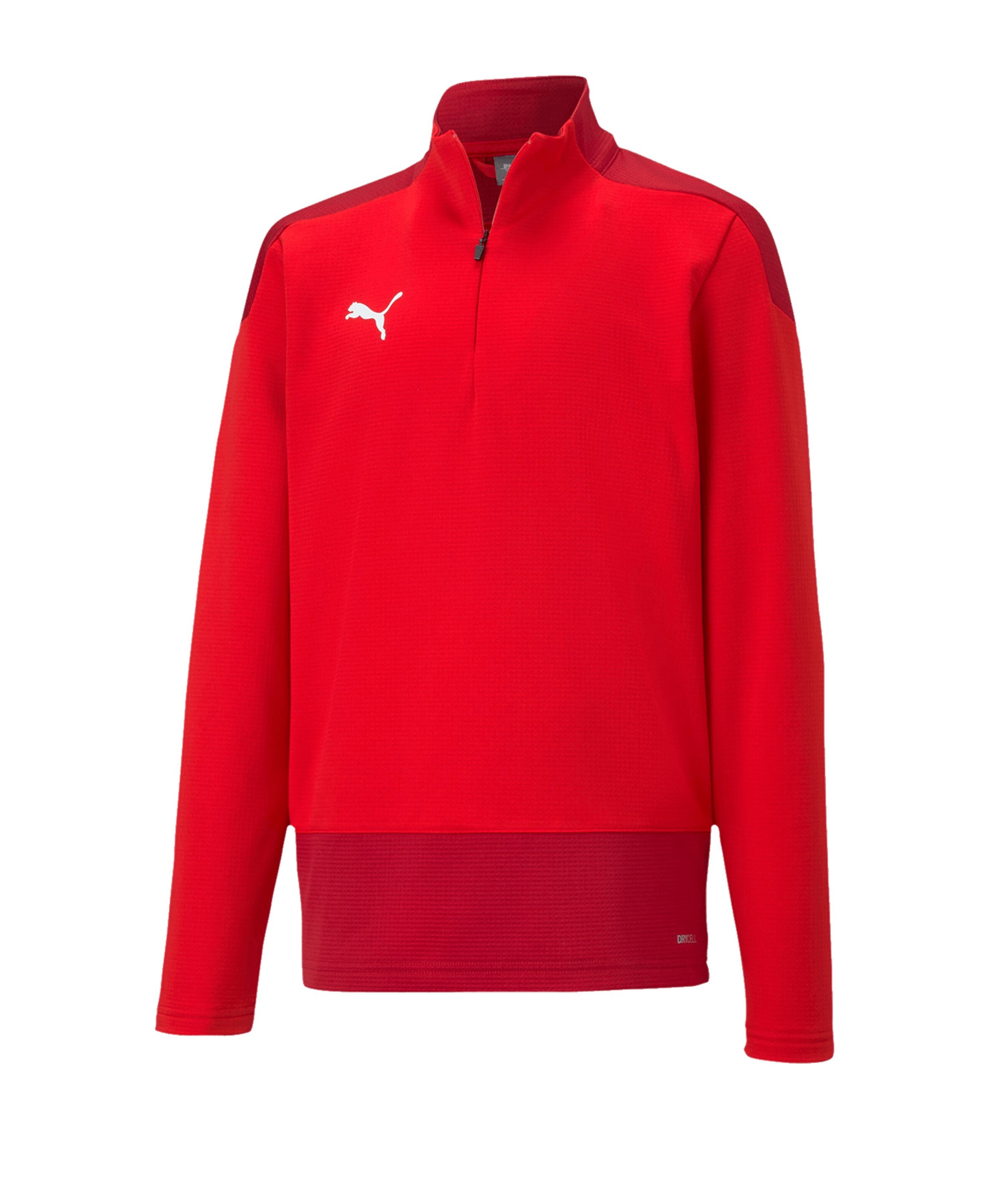 PUMA Sportovní mikina 'Team Goal 23' – červená: přední strana