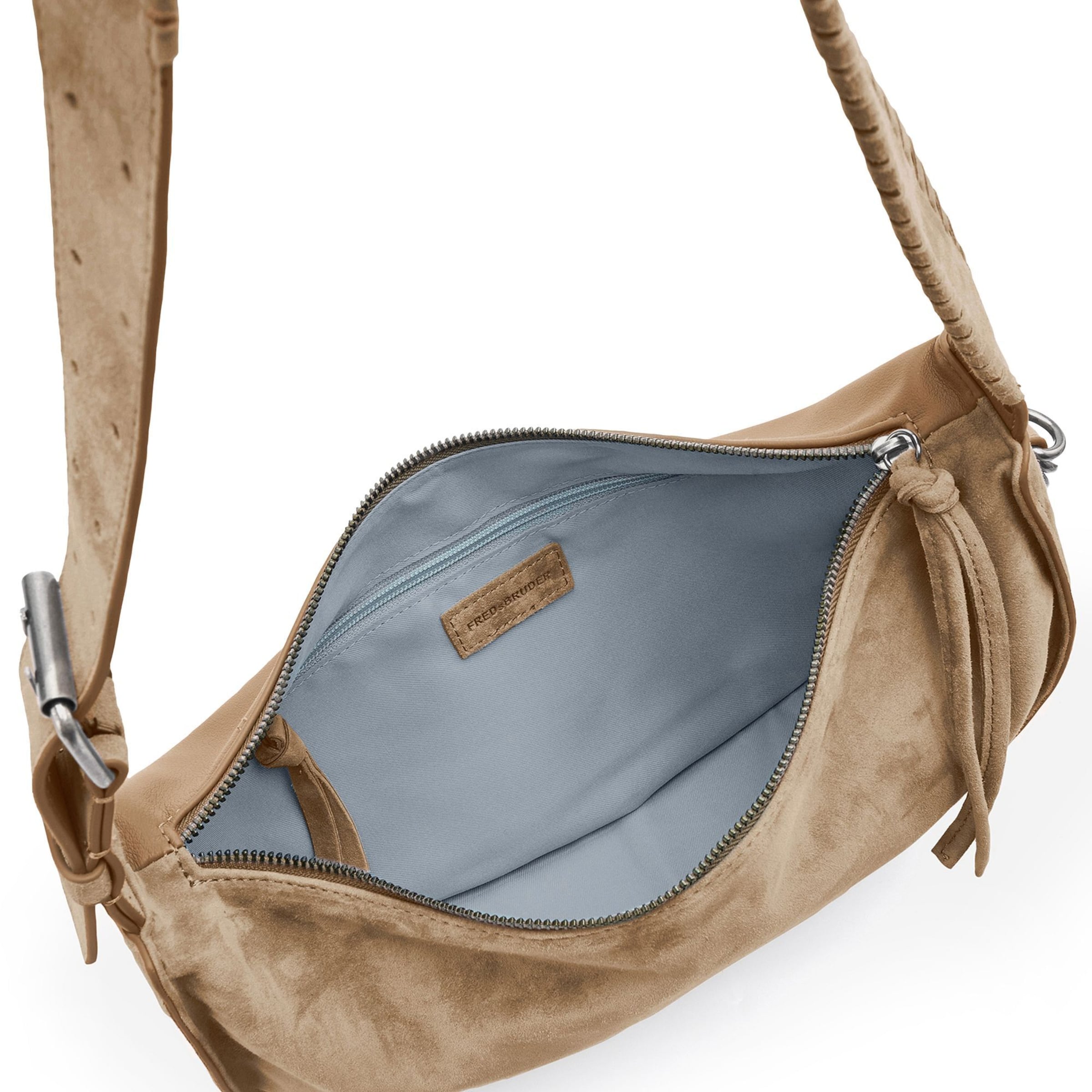 FREDsBRUDER Schoudertas 'Whipstitch' in Beige