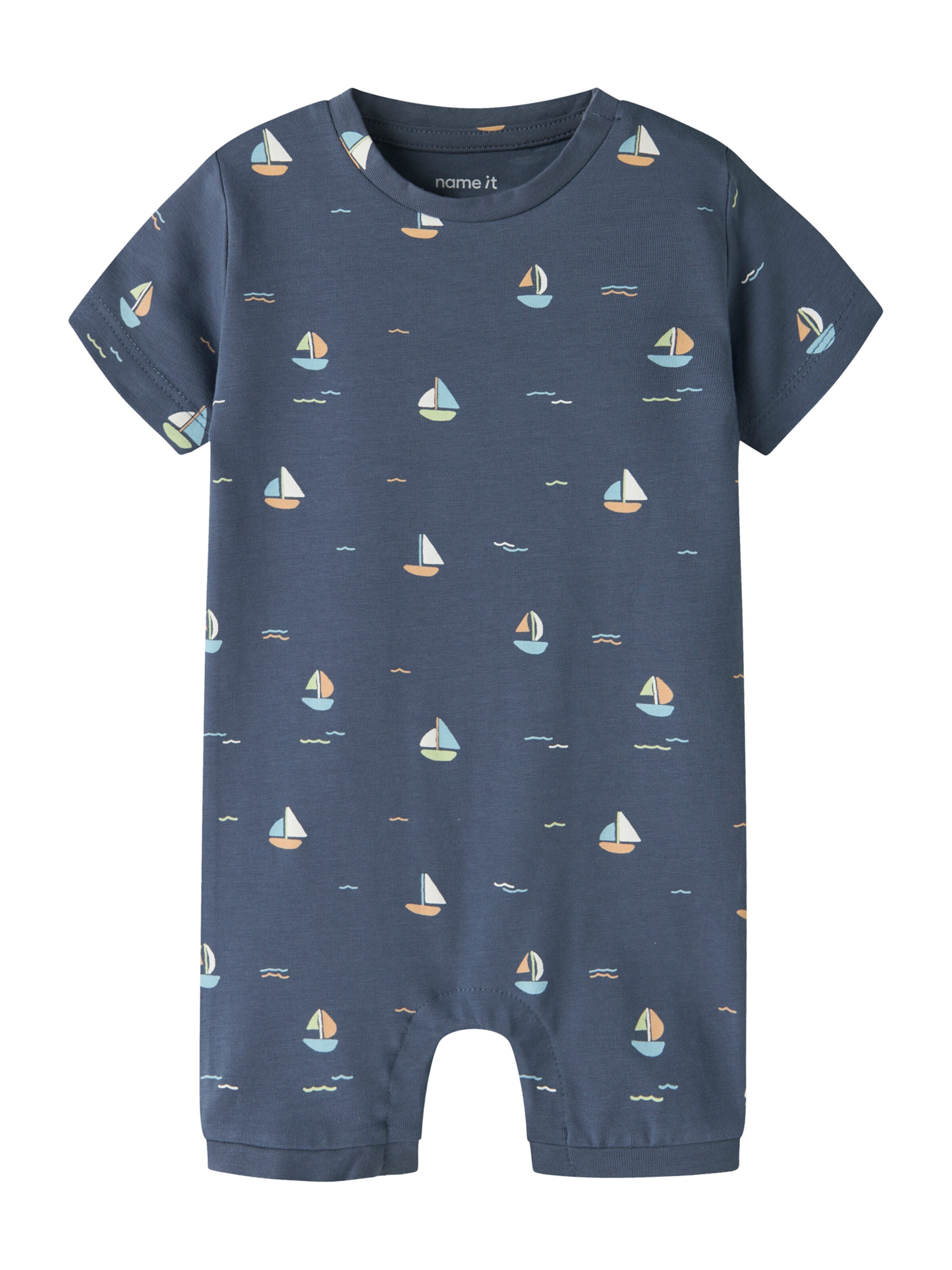 NAME IT - Mono 'NBMVROELS' en azul: frente