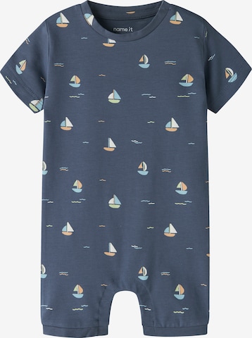 NAME IT - Mono 'NBMVROELS' en azul: frente