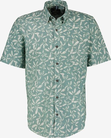 LERROS Regular fit Button Up Shirt in Green: front