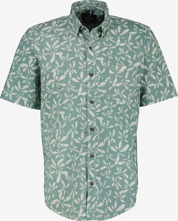 LERROS Regular fit Overhemd in Groen: voorkant