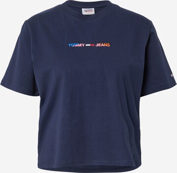 T-shirt TOMMY HILFIGER en bleu : devant