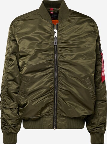 Giacca di mezza stagione di ALPHA INDUSTRIES in verde: frontale