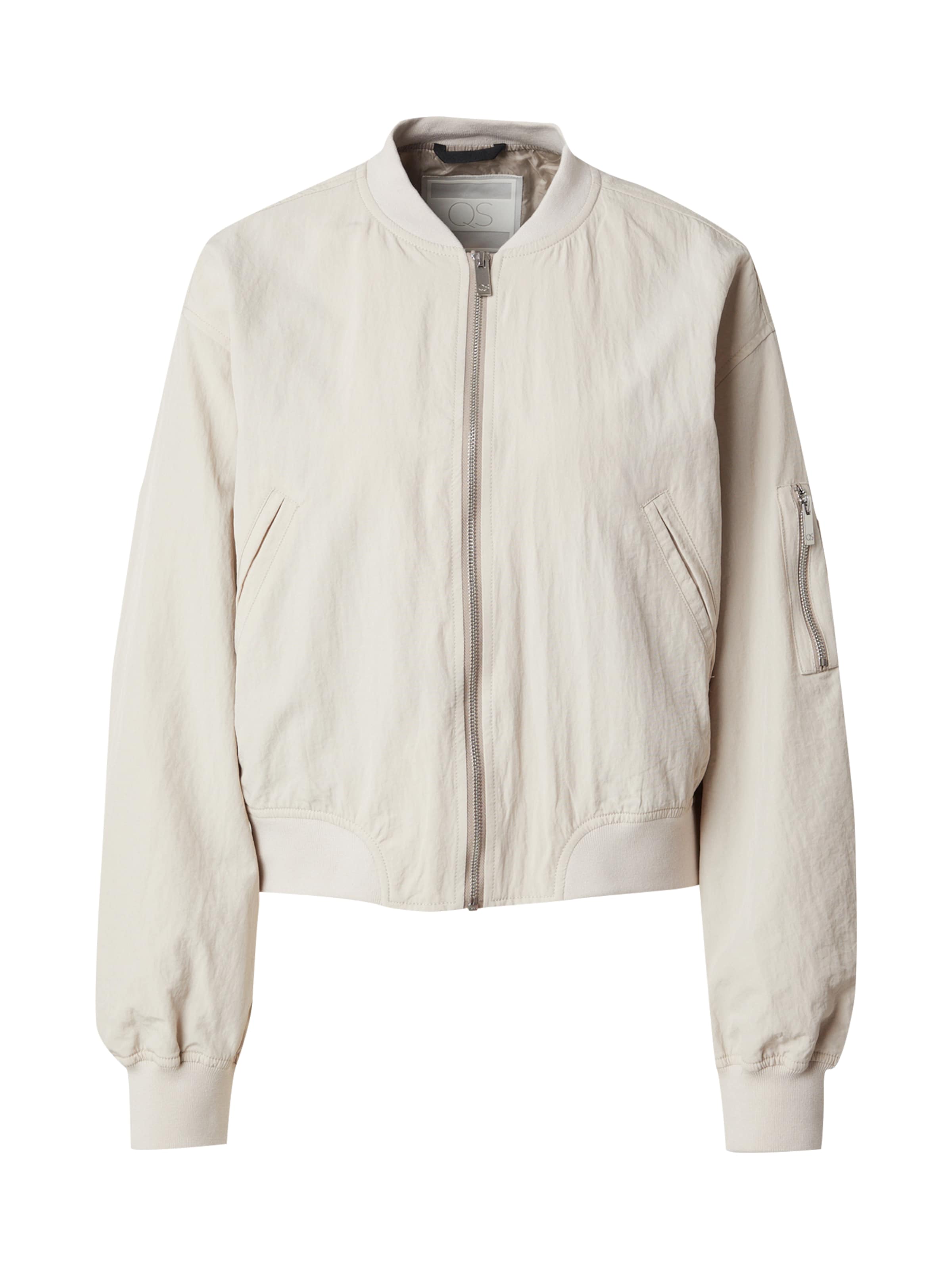Veste mi-saison QS en beige : devant