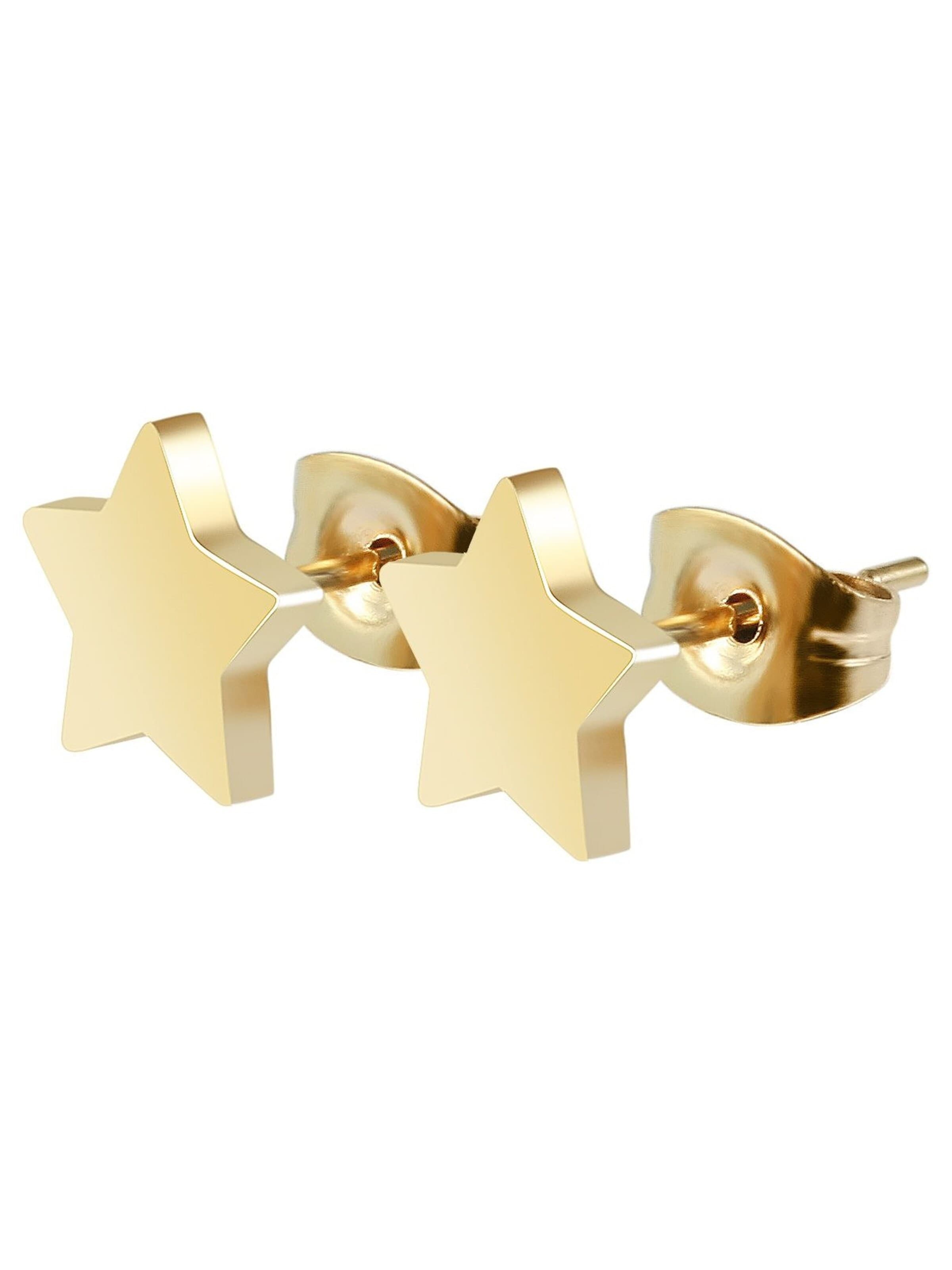 Akzent Jewelry Set 'Edelstahl silber' in Gold: front