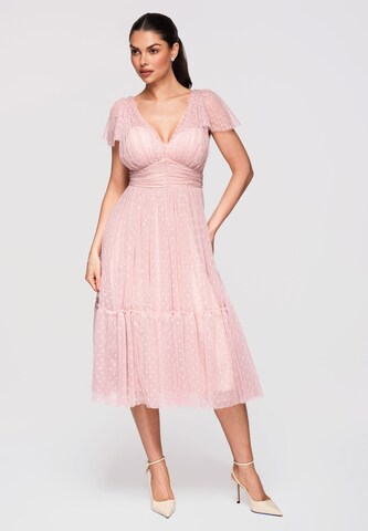 Ombre Abendkleid in Beige