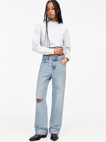 Pull&Bear Wide Leg Farkut värissä sininen