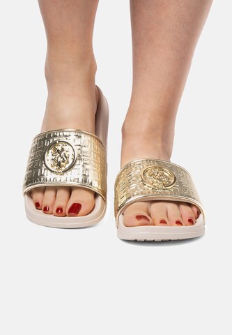 Ciabatta 'IVY002W/5Y3' di U.S. POLO ASSN. in oro