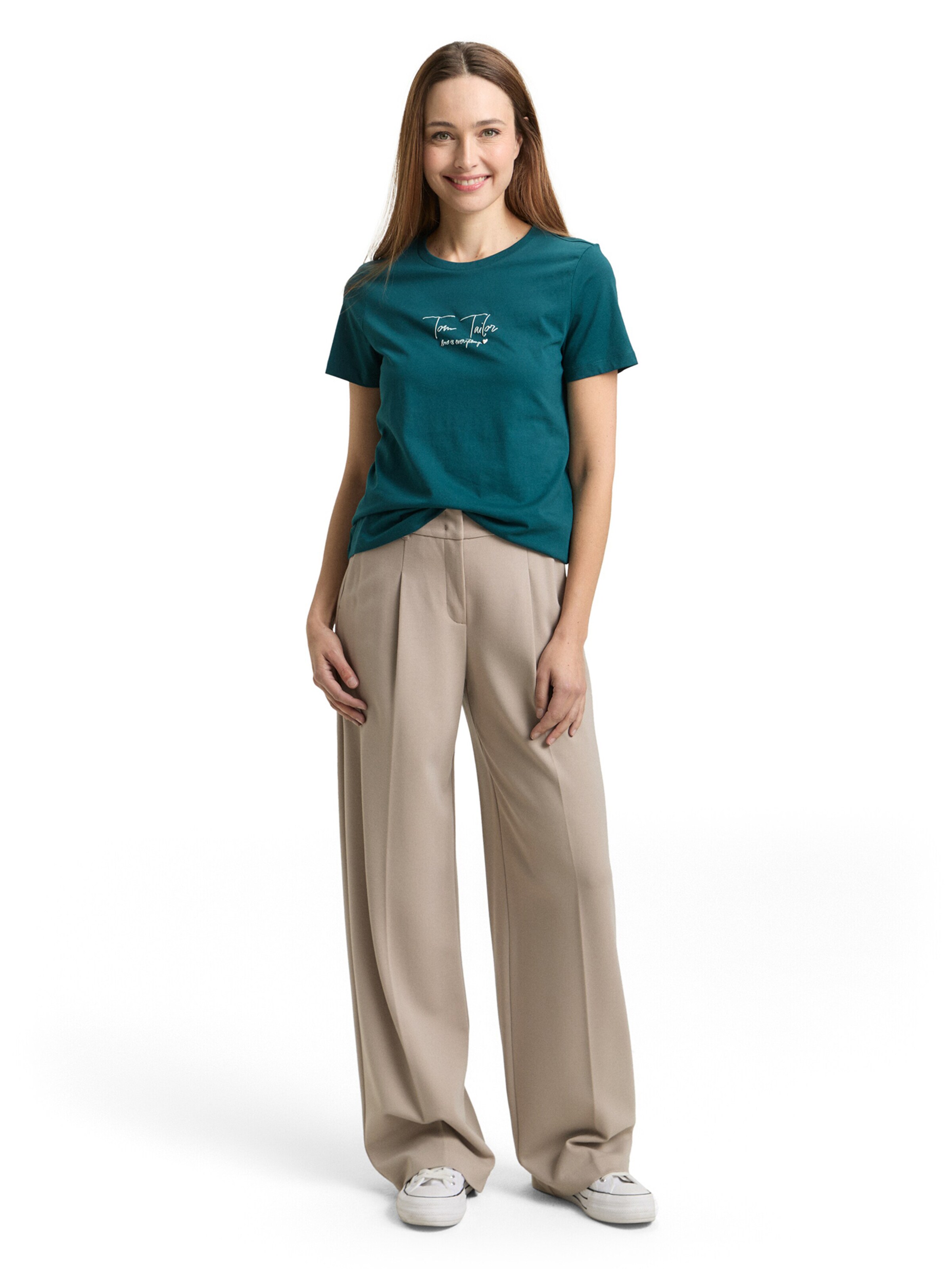 TOM TAILOR T-Shirt in Grün