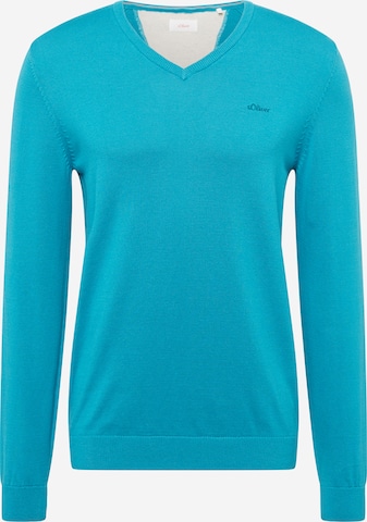 s.Oliver Sweater in Blue: front