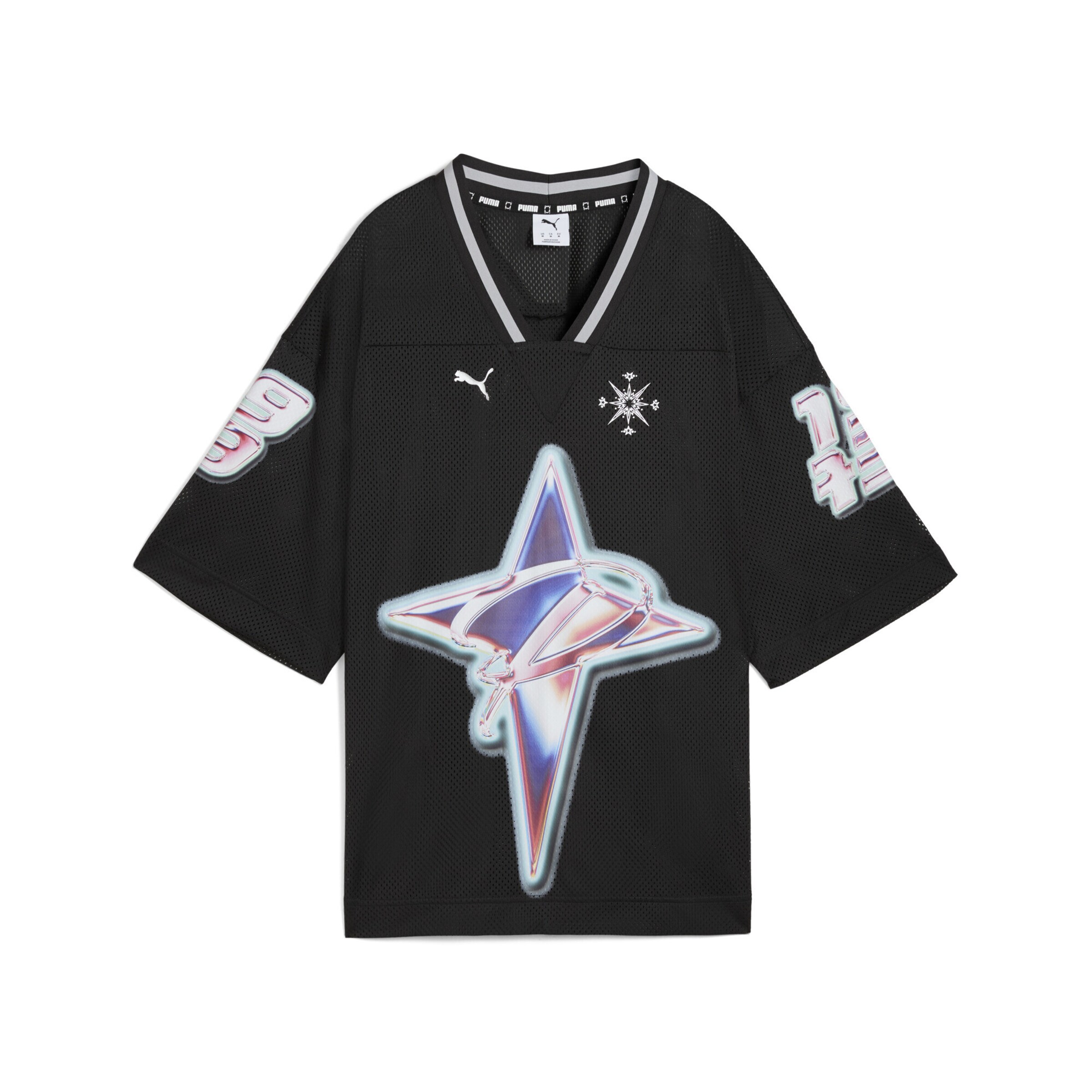 PUMA Performance shirt 'Shooting Stars' in Black: front