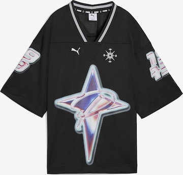 T-shirt fonctionnel 'Shooting Stars' PUMA en noir : devant