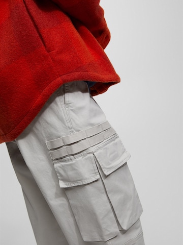 Pull&Bear Tapered Hose in Grau