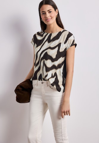 STREET ONE Shirt in Brown: front