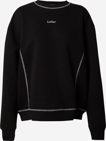 Sweat-shirt 'Thore' LeGer by Lena Gercke en noir : devant