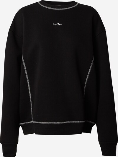 LeGer by Lena Gercke Μπλούζα φούτερ 'Thore' σε μαύρο / λευκό, Άποψη προϊόντος