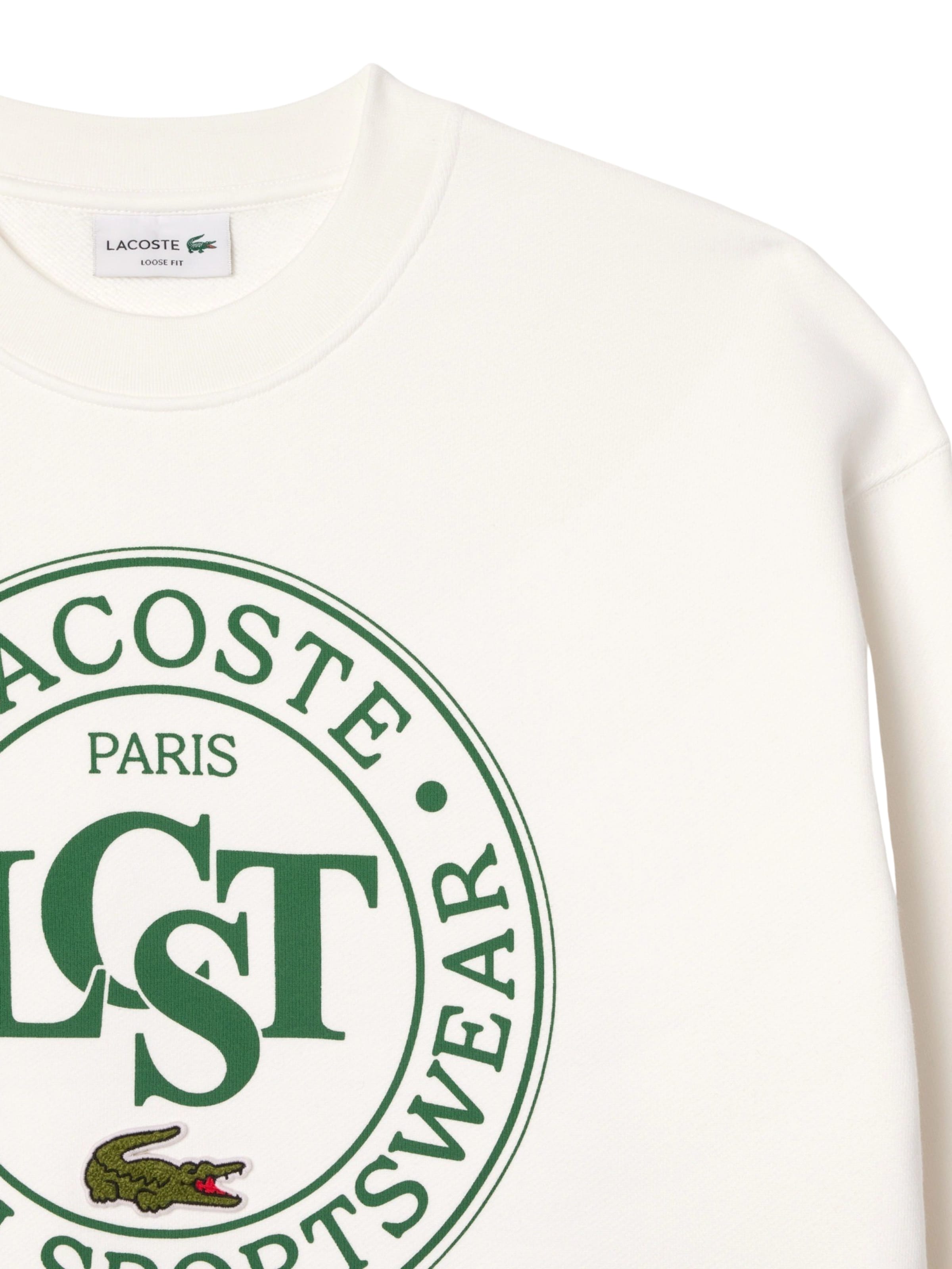 LACOSTE Свитшот в Белый