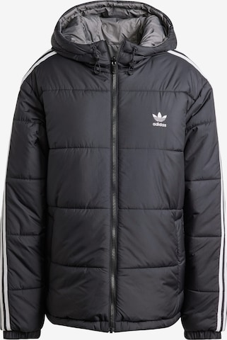 Veste mi-saison 'Adicolor' ADIDAS ORIGINALS en noir : devant