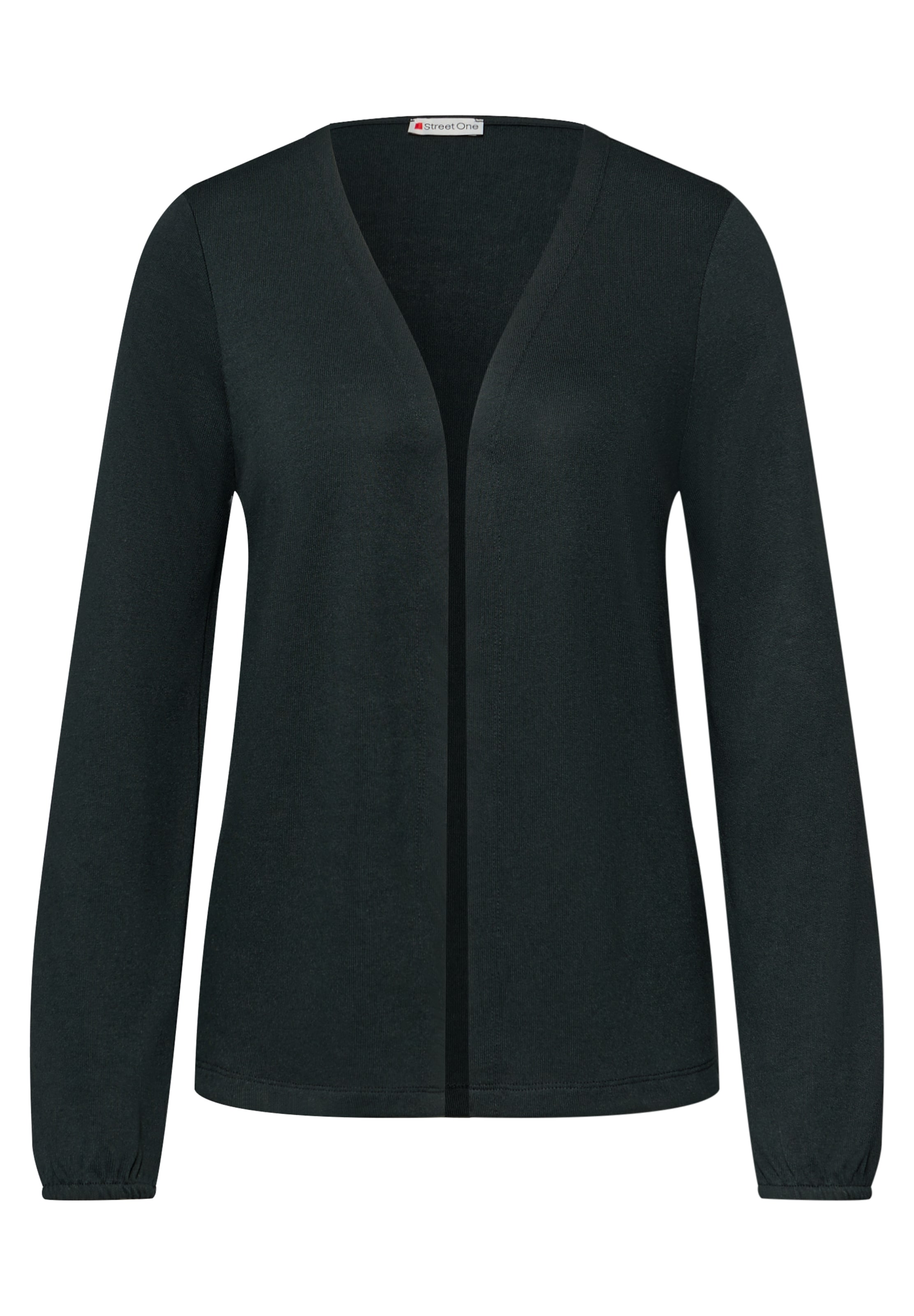 STREET ONE Strickjacke in Grün: Vorderseite