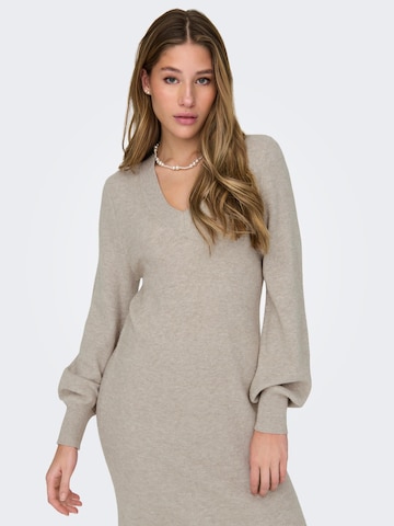 ONLY Knitted dress 'KATIA' in Brown