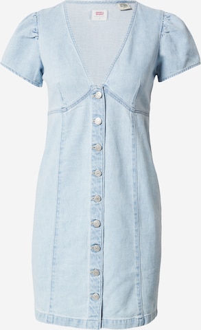 zils LEVI'S ® Kleita 'Erin Mini Denim Dress': no priekšpuses