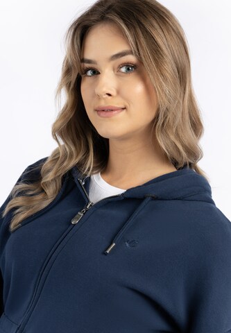 DreiMaster Vintage Sweatjacke 'Idem' in Blau