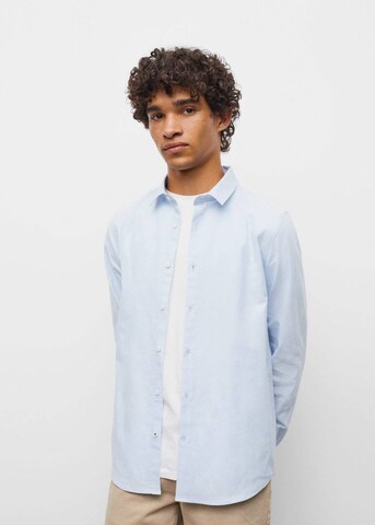 MANGO TEEN Regular Fit Hemd in Blau: predná strana
