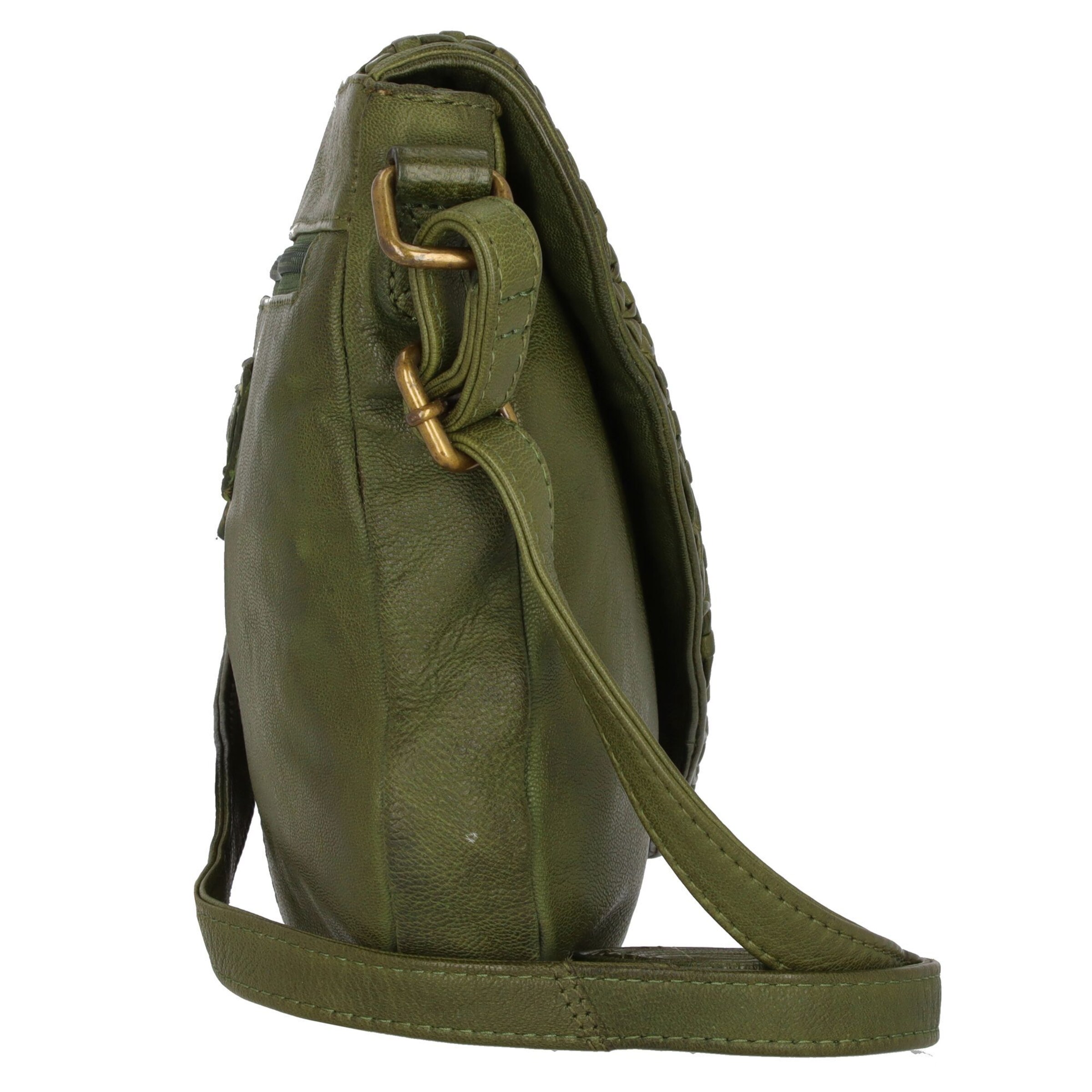 Borsa a tracolla 'Femi & Nine' di Greenland Nature in verde