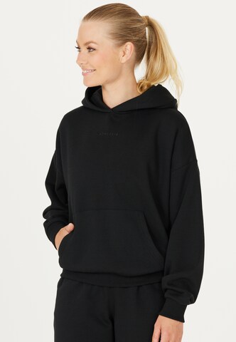 Athlecia Sweatshirt 'Ruthie' in Zwart: voorkant