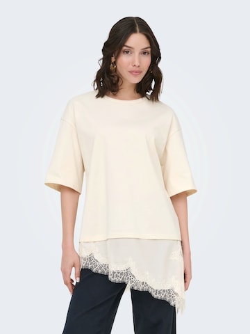 JDY Shirt 'JDYAlma' in Beige: front