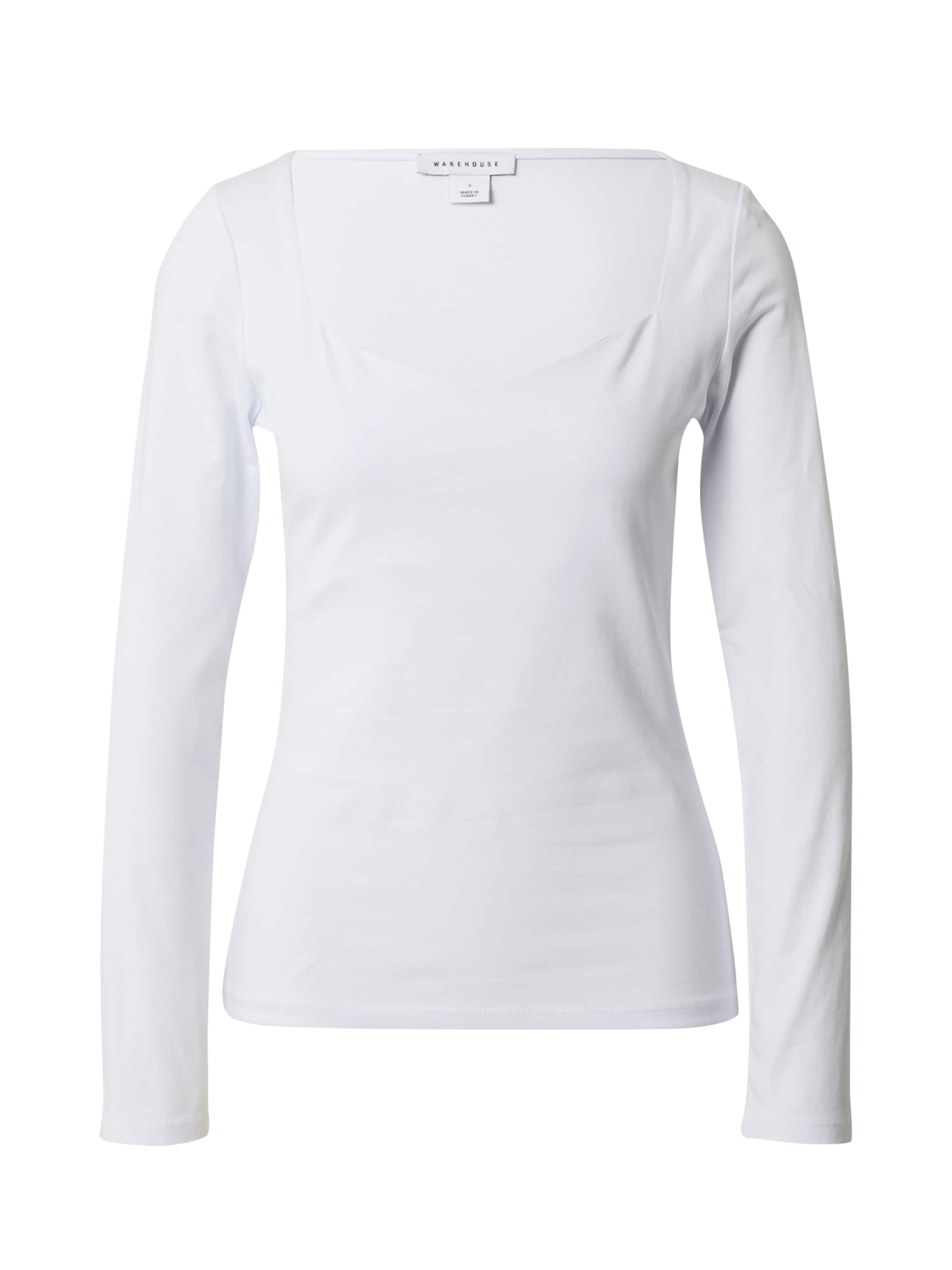 Warehouse Shirt in Wit: voorkant