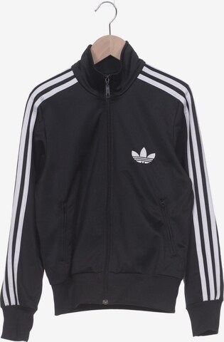 ADIDAS ORIGINALS Sweatshirt & Zip-Up Hoodie in S in Black: front