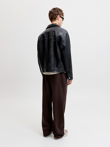 JACK & JONES Wide Leg Bukser 'JPSTBILL BRADLEY' i brun